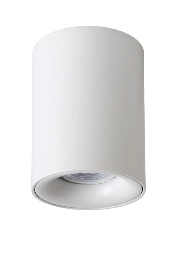 Lucide BENTOO-LED - Spot plafond - Ø 8 cm - LED Dim. - GU10 - 1x5W 3000K - Blanc - UIT